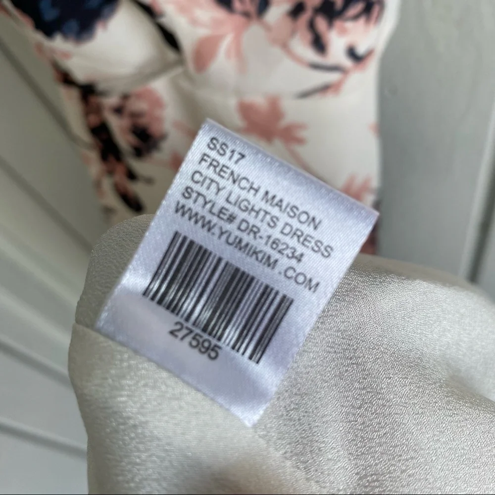 Yumi Kim Floral Midi Dress in Pink and Blue - Picture 13 of 14